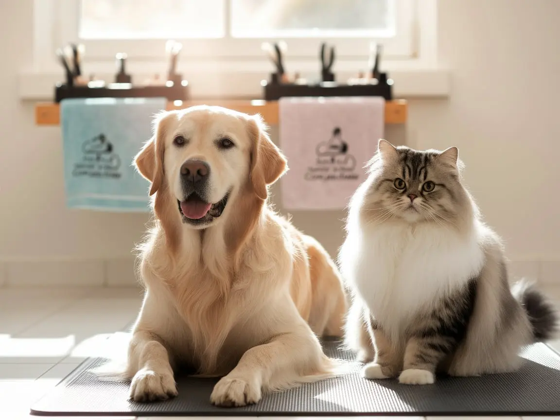 dog and cat summer grooming treatments
