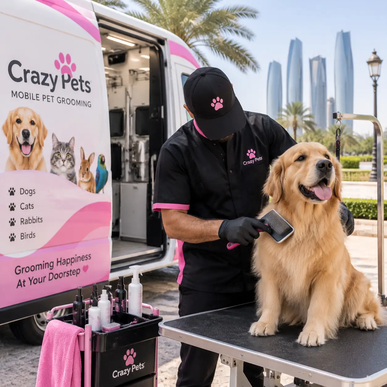 Benefits of Hiring a Mobile Pet Groomer in Abu Dhabi