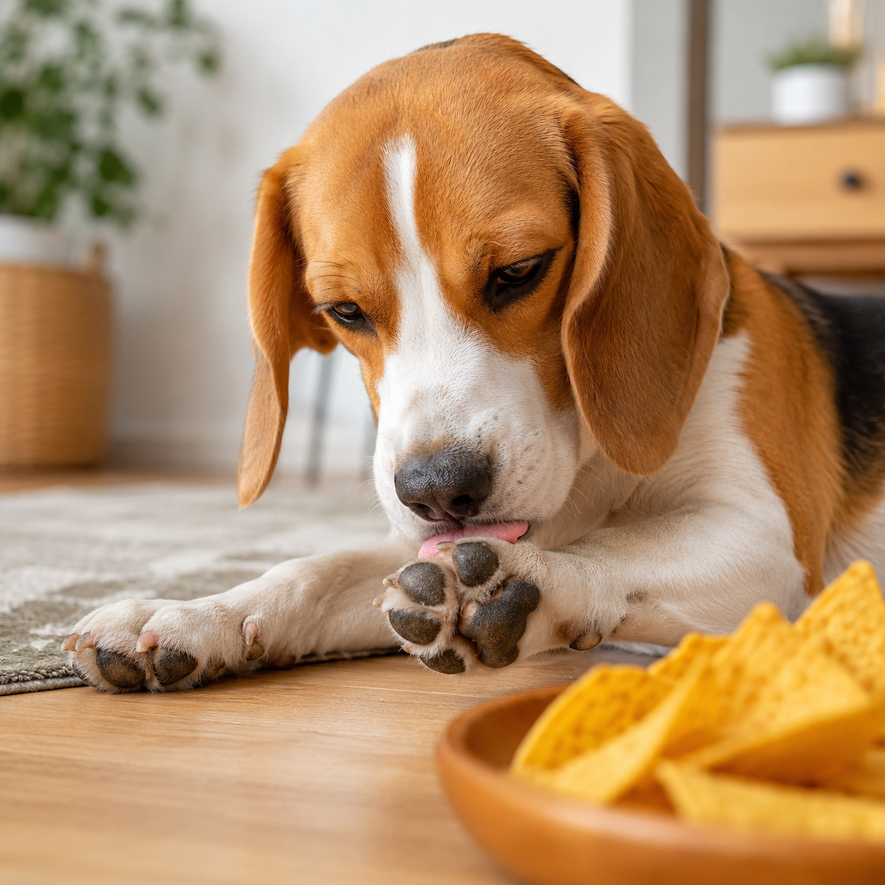 Dog's Paws Smell Like Corn Chips